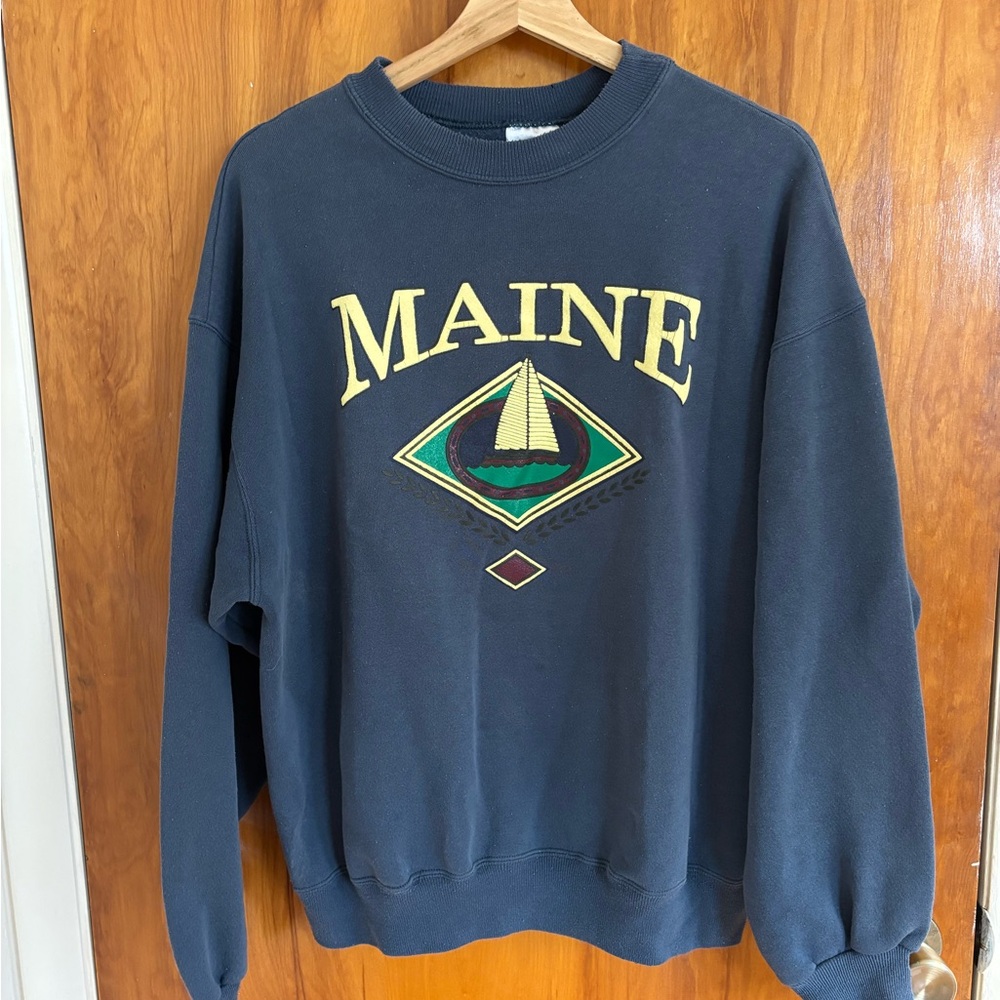 Vintage Maine Crewneck Sweatshirt